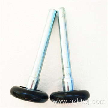 black 2*7 Garage door nylon rollers